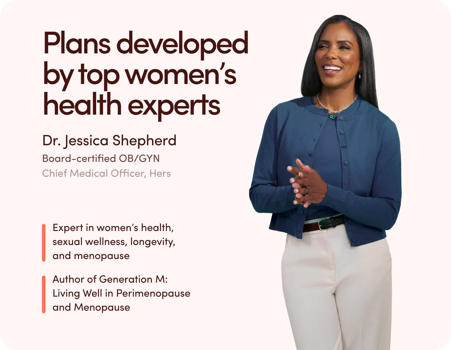 Plans developed by top women's health experts